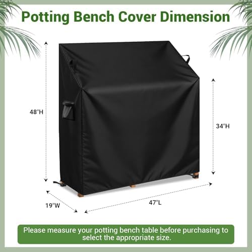 Potting Bench Cover,Outdoors Patio Backyard Potting Table Cover