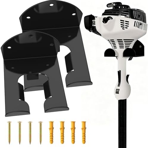 Garage Organizer Trimmer Rack,Organizer Wall Hanger, 2 Pack, Black