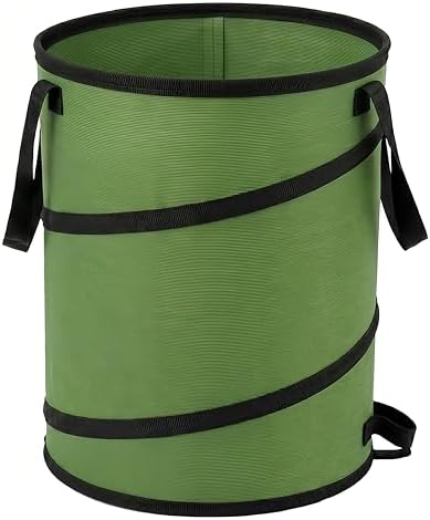 Collapsible Camping Trash Can 27 Gallon, Pop Up Outdoor Recycle Bin