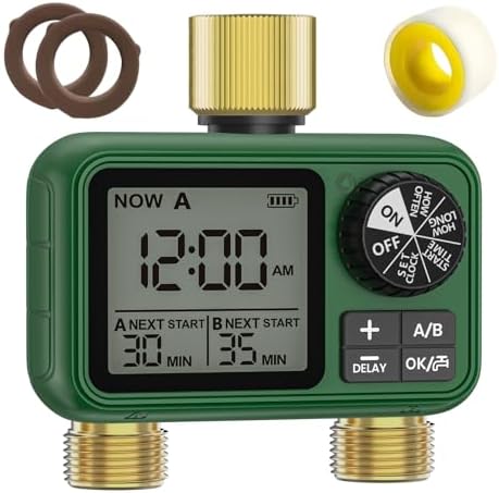 Water Timer for Outdoor Garden Hose, Sprinkler Timer for Garden