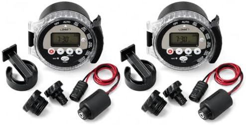 Orbit 57865 Battery-Operated Sprinkler Timer, Black (2, Pack of 2)