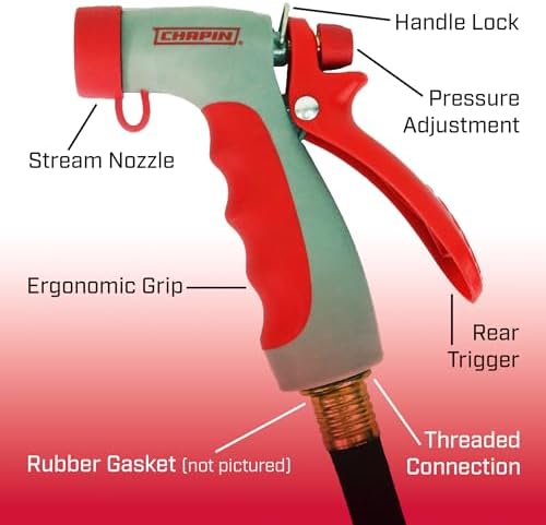 CHAPIN 4693 High-Temp Hot Water Pistol Grip Spray Nozzle