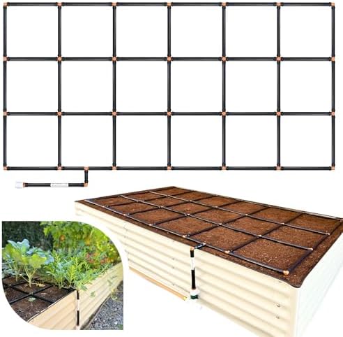 Garden Grid 3x6 | Raised Garden Irrigation System | Prebuilt, No Dry Spots