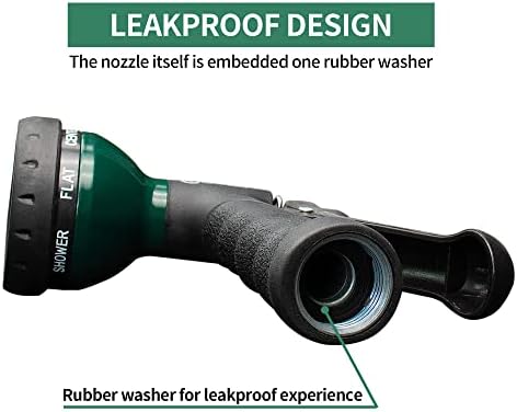 AUTOMAN Garden Hose Nozzle, Metal Water Spray Nozzle