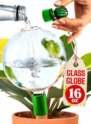 16 Oz Plant Watering Globes, Large Self Watering Globes For Indoor Plants