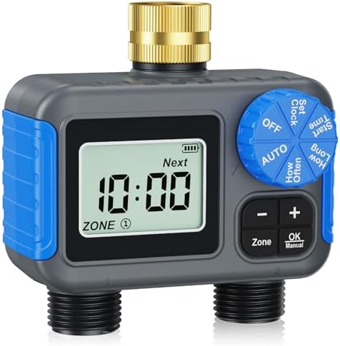 Sprinkler Timer with Brass Swivel, Hose Timers for Watering