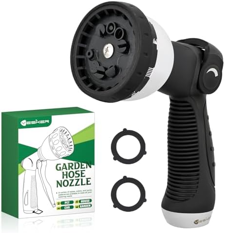 Garden Hose Nozzle Heavy Duty ABS Water Hose Sprayer for Outdoor