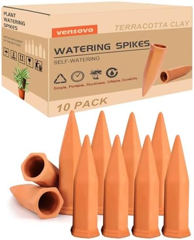 10pcs Terracotta Watering Spikes