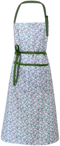 Women's Vintage Floral Kitchen Apron for Cooking & Gardening