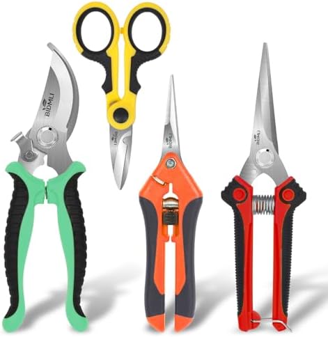 4-Pack Multifunctional Garden Scissors Set