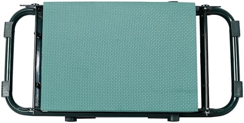 Garden Kneeler and Seat Bench with 2 Free Tool Pouch, Foldable Stool, Multifunctional Gardening Kneeling Pad with an Extra Soft Wider Cushion and Large Tool Bag for Gardeninng Lovers