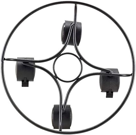 Arcadia Garden Products 1559 Heavy Duty Plant Caddy, Small, 10""", Black