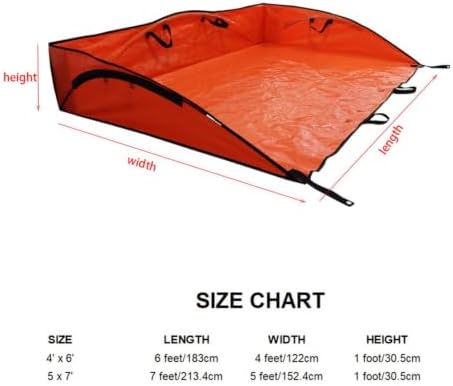 Foldable Garden Leaf Collection Mat Spacious Yard Waste Collection Mat with Carrying Handles Large Capacity Leaf Tarp with Handles for Gardeners