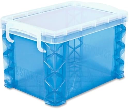 Super Stacker Index Box, 4" x 6", Blue, 1 Box (40306)