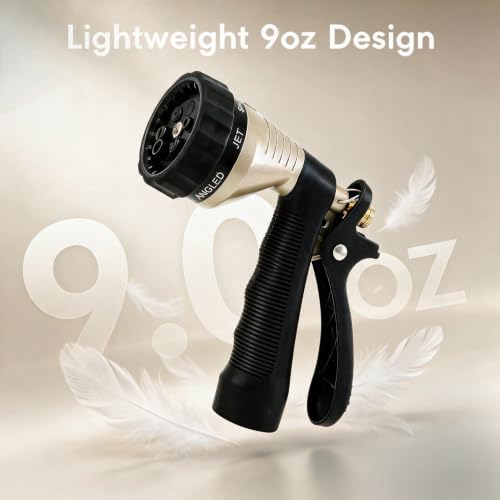 RESTMO Garden Hose Nozzle Heavy Duty, Hose Spray Nozzle for Garden Hose