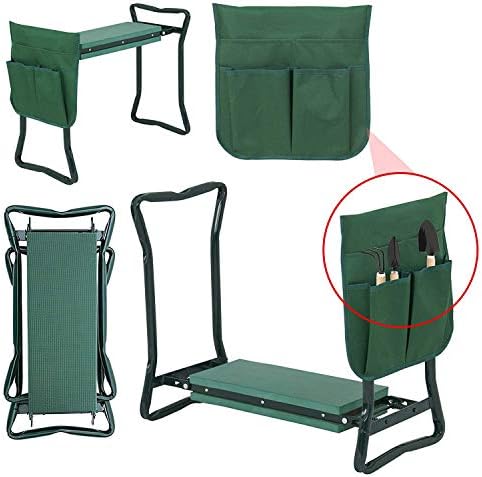 ShoppingOnBed Folding Garden Bench Seat Stool Kneeler
