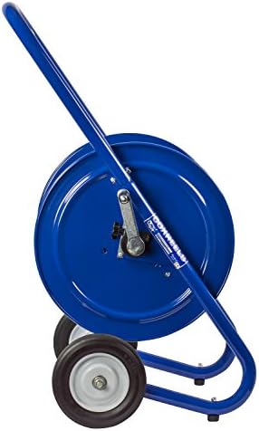 Coxreels 117-3-200-DM Hand Crank Dolly Hose Mount | Water Hose Cart with Wheels | Industrial Water Hose Reel Cart | Mobile Reel for Garden Hose | Fits 3/8'' x 200' Hose | 21” x 19” x 36.25”