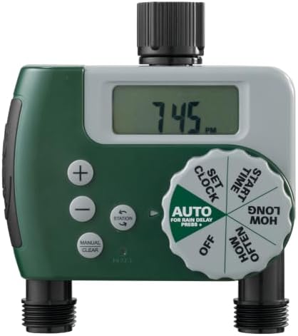 Orbit Programmable Digital Hose Watering Timer, 2 Outlet - 58910