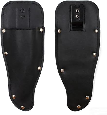 2pcs Pliers Holster,Garden Pruner Sheath, Pruner Holster, Premium PU Leather Holster Protective Case Cover Scabbard for Gardening Pruning Shears Scissor