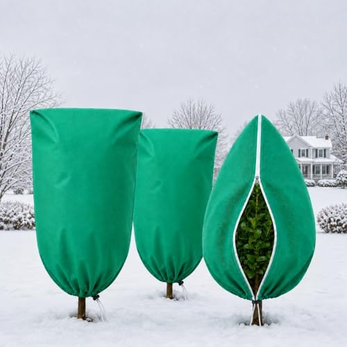 4 Packs Plant Covers Freeze Protection 47.7" X 72"