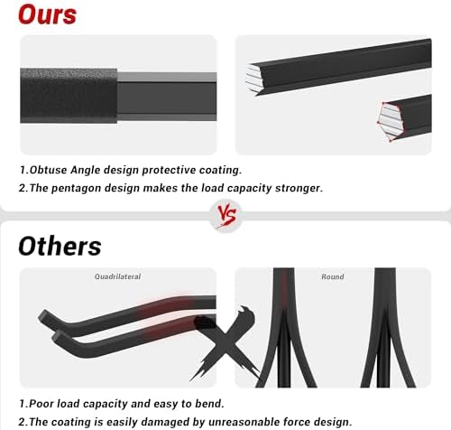 Garage Storage Hooks, Heavy Duty Steel Tool Organizer