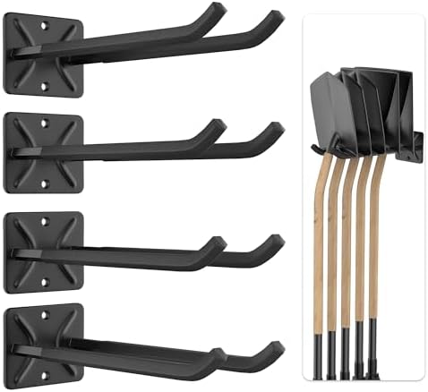 Garage Storage Hooks, Heavy Duty Steel Tool Organizer