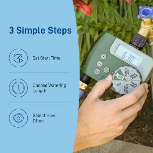 Orbit Programmable Digital Hose Watering Timer, 2 Outlet - 58910