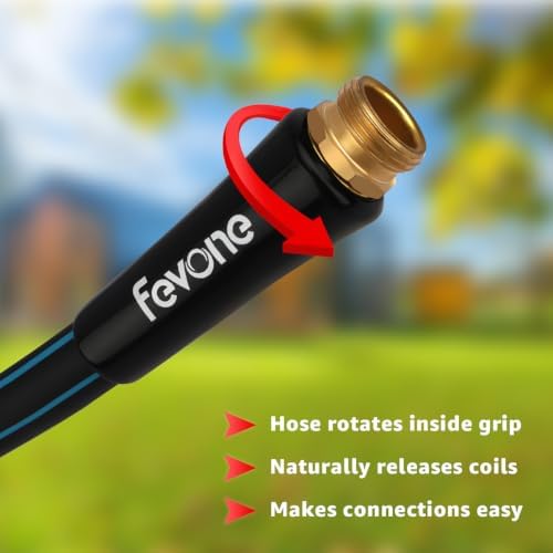 Kink Free Garden Hose 25 ft, Heavy Duty Water Hose