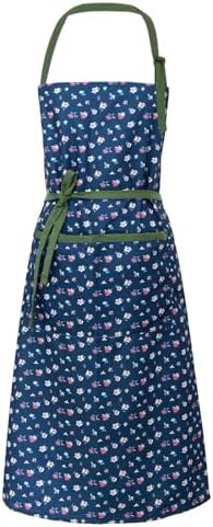 Women's Vintage Floral Kitchen Apron for Cooking & Gardening