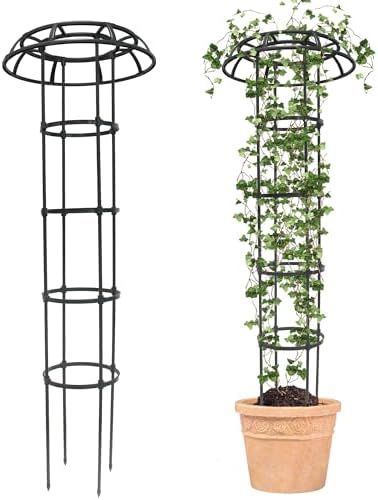 65 Inch Mushroom Top Garden Trellis for Climbing Plants, 1 Pack