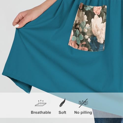 Aprons for Women with Pockets, Vintage Pinafore Apron for Kitchen Gardening