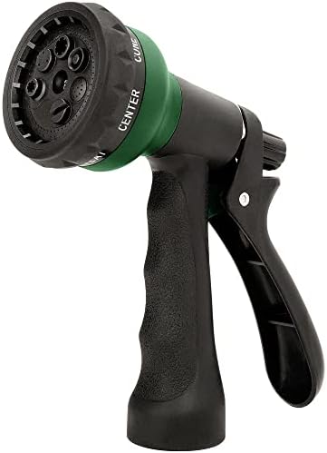 Garden Hose Nozzle Sprayer - 7 Adjustable Watering Patterns Nozzle for Water Hose, Non-Slip Garden Spray Nozzle Hose Attachment for Car Washing, Watering Plants, Pets Showering,Lawns Cleaning