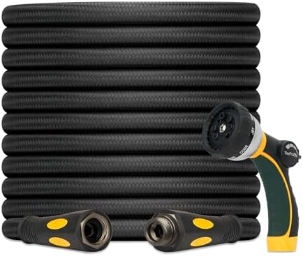 TheFitLife 25 FT Garden Hose, Heavy Duty, Lightweight, Kink-Free, Flexible