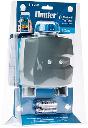 Hunter BTT Bluetooth Hose Timer, Sprinkler Timer for Garden Hose, 2-Zone