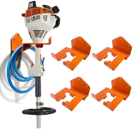 Weedeater Hanger, 4 Pack Weed Eater Hanger for Wall, Weed Wacker Holder