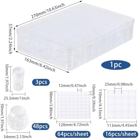 51 Slots Seed Storage Box Seed Organizers and Storage with 3 Pcs Pumpkin Box 48 Pcs Tube Box Write Label Gardening Seeds Keeper Set for Flower Vegetable Plants