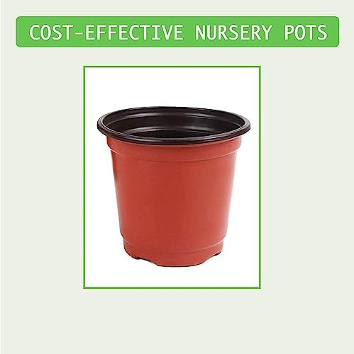 Plant Pots,40 Pcs 4" Plastic Plant Nursery Seed Starting Pots Nursery Pots for Succulent Seedling Cutting Transplanting