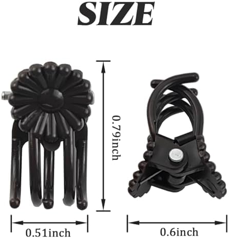 GXXMEI 400PCS Plant Clips, Orchid Clips Plant Orchid Support Clips Flower and Vine Clips for Supporting Stems Vines Grow Upright Dark Brown