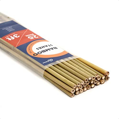 Bamboo Stakes 3FT Garden Plant Stake for Indoor Plants 25 Pack