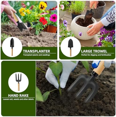 8 in 1 Seed Storage Garden Seed Organizer with Gardening Tool Set