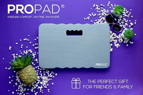 Thick Kneeling Pads, Garden Kneeler for Gardening, Bath Kneeler for Baby Bath, Kneeling Mat for Yoga, Knee Pad for Work, Extra Large (XL) 18 x 11 x 1.5 Inches, Gray (Pack of 2)