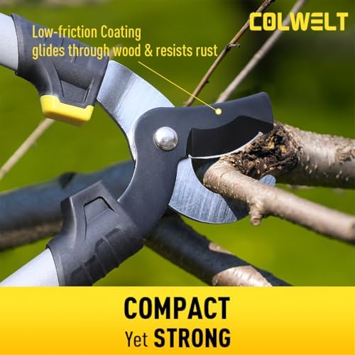 Colwelt Loppers Hedge Clippers Garden Shears 3Pcs, 17’’ Gardening Scissors