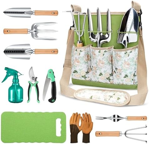 Gardening Tools Garden Tool Sets 11-Piece Rust Resistant Kit