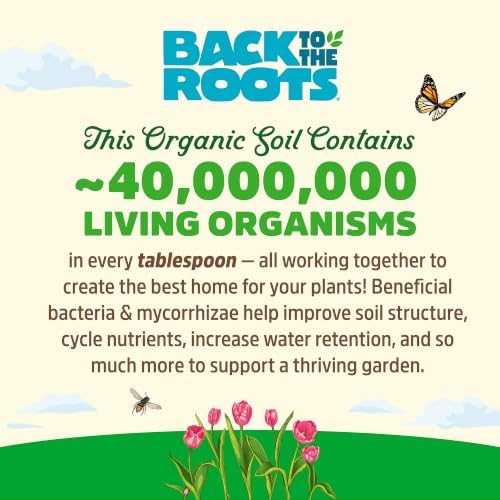 Back To The Roots Master Potting Mix, 100% Organic, Larger Plants & Blooms
