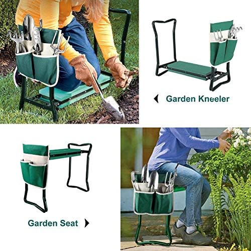 BESTHLS Garden Kneeler and Seat,Multifunctional Kneeler Bench for Seniors