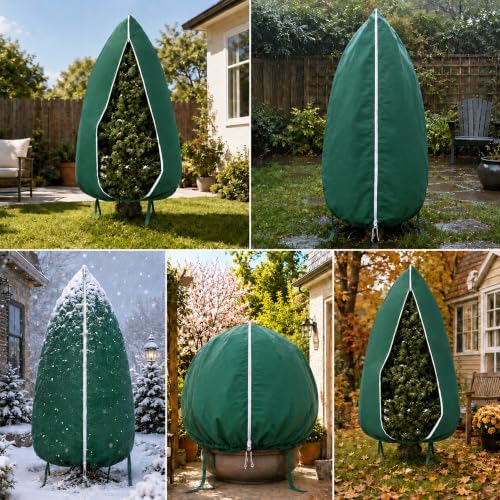 Plant Freeze Protection Covers for Winter Plants Gardens Frost, Sun, Pests