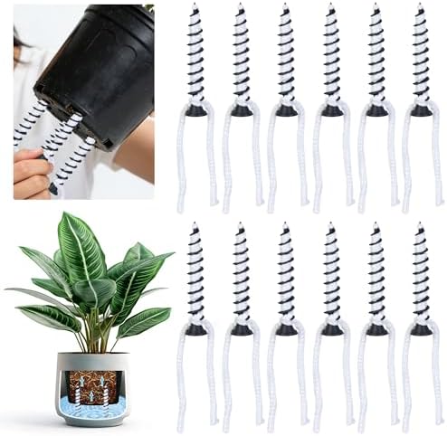 12Pack Self Watering Spikes with Wicking for Indoor Outdoor Plants