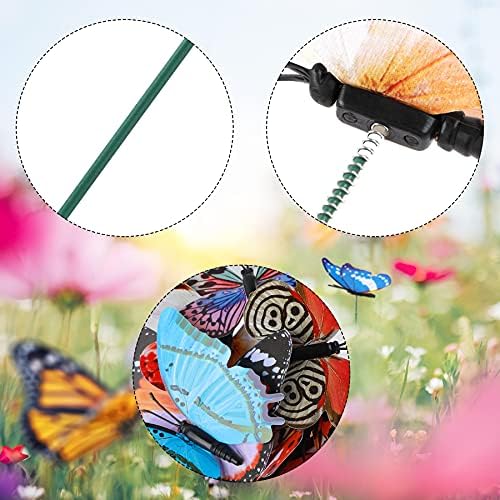 Butterfly Decorations,75 PCS Luminous Butterfly Garden Decor Stakes, Waterproof Gardening Art Butterfly Ornaments for Outdoor Yard Lawn Garden Decor
