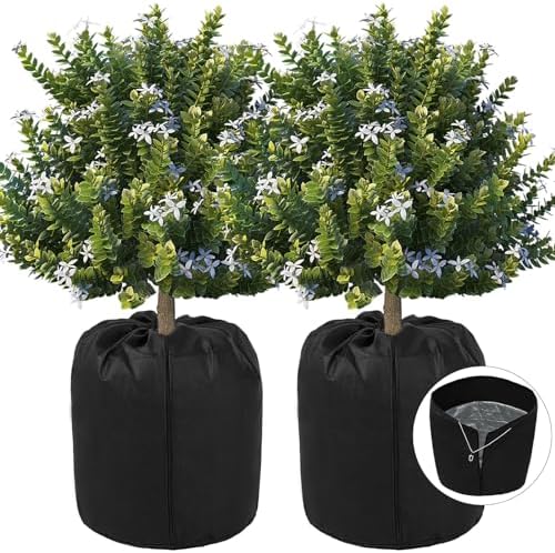 2PCS Plant Winter Protection Pot, 16.9"x19.2" Plant Frost Protection Cover