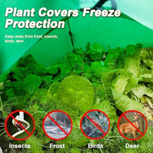 40″*40″*31″ Winter Plant Warm Covers - Raised Bed Cover, Garden Row Accelerator, Warm Tent Freeze Protection Humidity Domes for Germination, Seedling Propagation Protecting Plants from Animals 2 PCS
